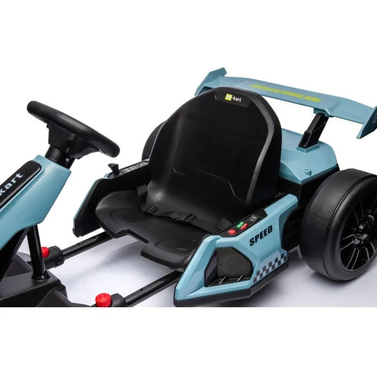 24V Ride on Electric Go Kart with Drift Function – Blue