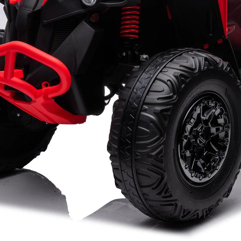 Load image into Gallery viewer, 24V 800W Licensed Can-Am Renegade 4×4 ATV Quad Bike – Red
