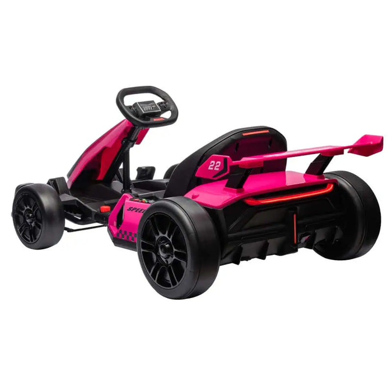 Load image into Gallery viewer, 24V Ride on Electric Go Kart with Drift Function – Pink
