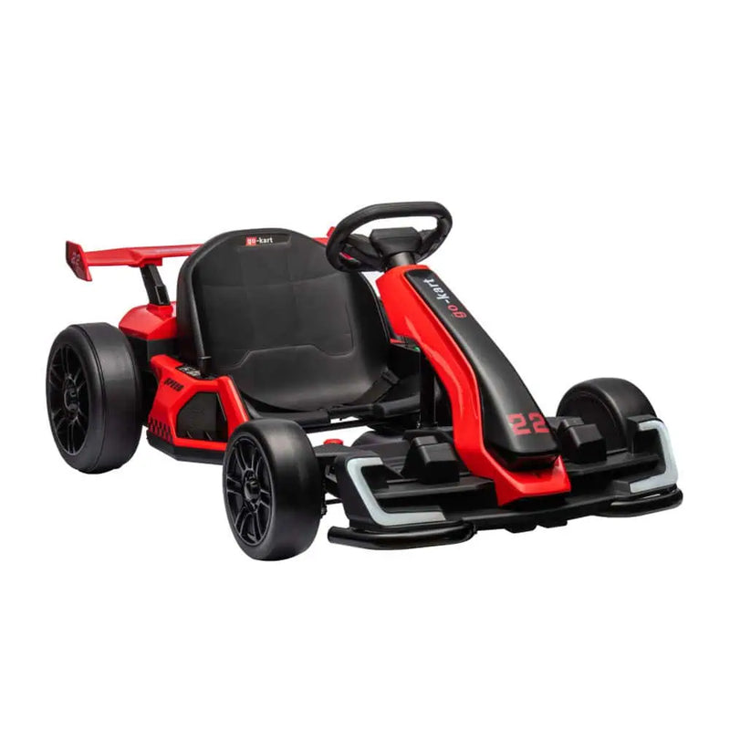 Load image into Gallery viewer, 24V Ride on Electric Go Kart with Drift Function – Red
