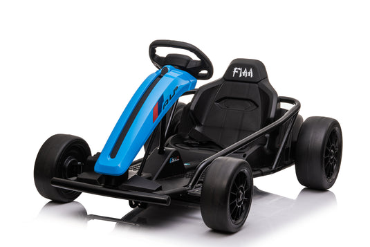 24V X 14 Ah Go Kart with Drift Function - Blue