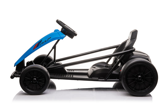 24V X 14 Ah Go Kart with Drift Function - Blue