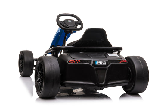 24V X 14 Ah Go Kart with Drift Function - Blue