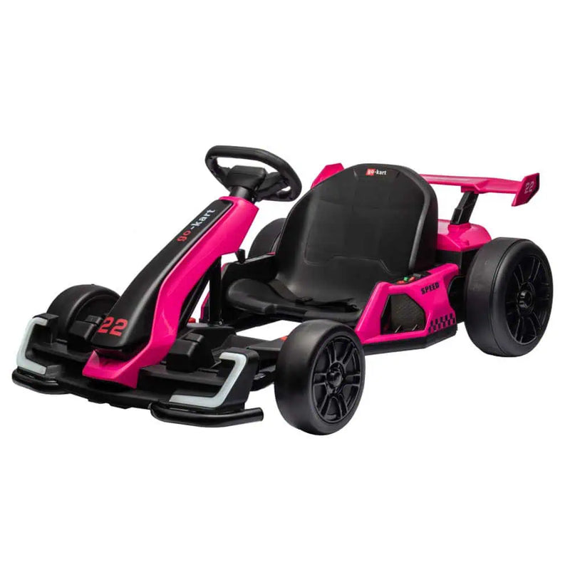 Load image into Gallery viewer, 24V Ride on Electric Go Kart with Drift Function – Pink
