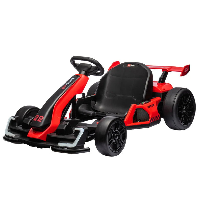 Load image into Gallery viewer, 24V Ride on Electric Go Kart with Drift Function – Red
