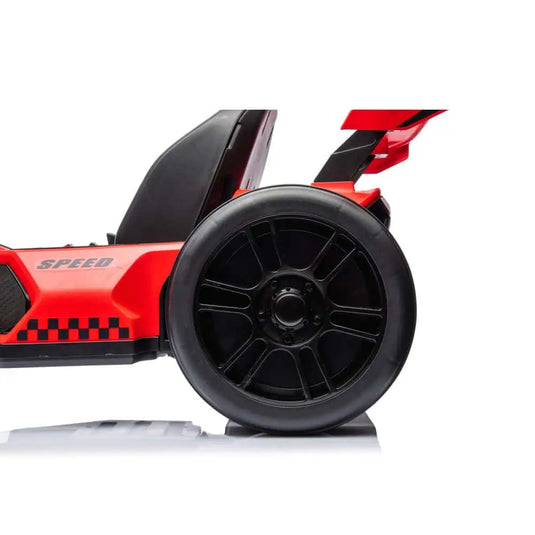 24V Ride on Electric Go Kart with Drift Function – Red