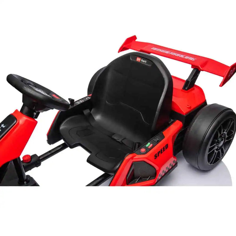 Load image into Gallery viewer, 24V Ride on Electric Go Kart with Drift Function – Red
