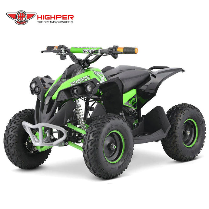 “Renegade” Brushless Shaft Driven 1060W 48V Electric Ride-On ATV -Quad Bike -3EB- Green - Pre-Order ETA 28 September 2024