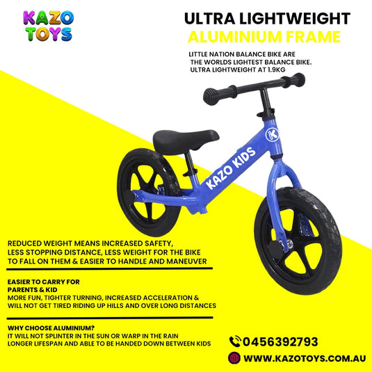 Balance Bike Aluminum – Blue