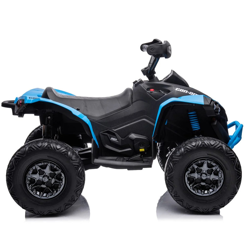 Load image into Gallery viewer, 24V 800W Licensed Can-Am Renegade 4×4 ATV Quad Bike – Blue
