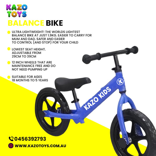 Balance Bike Aluminum – Blue