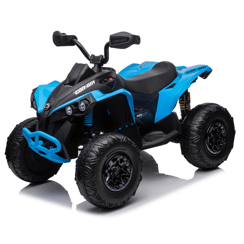 Load image into Gallery viewer, 24V 800W Licensed Can-Am Renegade 4×4 ATV Quad Bike – Blue
