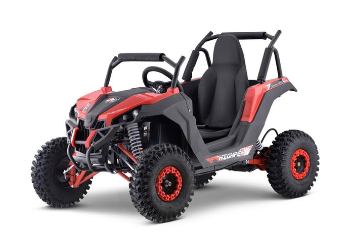 48v 1200w Renegade (GK010-E) Giant XL Go Kart Utv Buggy Brushless Shaft Drive- Red -- Pre-Order ETA 25 September 2024