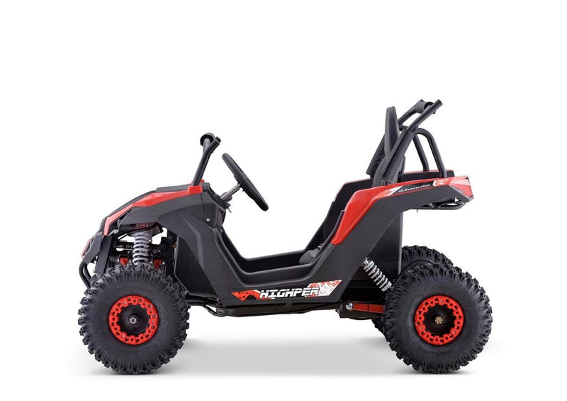 Load image into Gallery viewer, 48v 1200w Renegade (GK010-E) Giant XL Go Kart Utv Buggy Brushless Shaft Drive- Red -- Pre-Order ETA 25 September 2024
