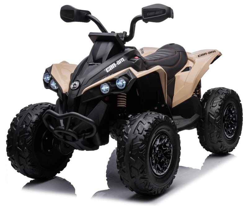 Load image into Gallery viewer, 24V 800W Licensed Can-Am Renegade 4×4 ATV Quad Bike – Khaki
