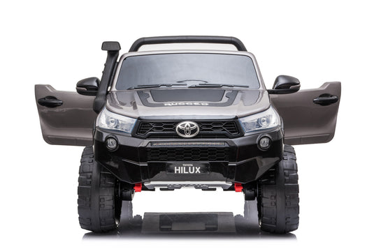 24v x 14 Ah licensed 800 w 4x4 Toyota Hilux Kids Ride on Car Silver