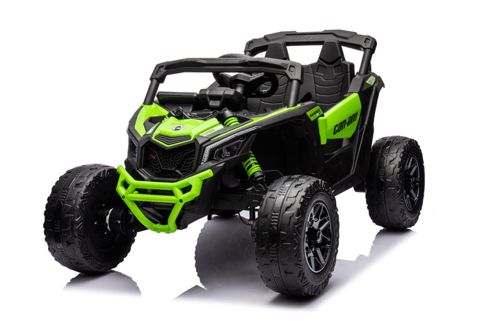 24v Licensed 4x4 Can-Am-800w Maverick Kids Ride on Car, UTV  – Green