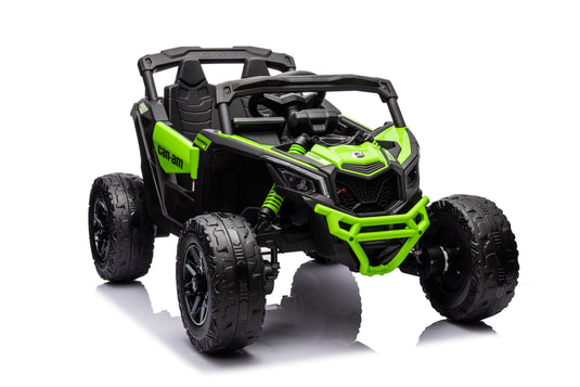 24v Licensed 4x4 Can-Am-800w Maverick Kids Ride on Car, UTV  – Green