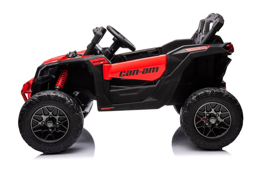 24v Licensed 4x4 Can-Am-800w Maverick Kids Ride on Car, UTV  – Orange