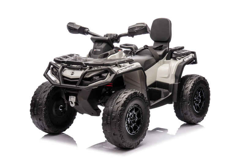 Load image into Gallery viewer, 24V 800W -2 Seater  Licensed Can-Am Outlander Monster 4×4 ATV Quad Bike 2024– Grey
