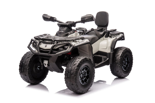 24V 800W -2 Seater  Licensed Can-Am Outlander Monster 4×4 ATV Quad Bike 2024– Grey