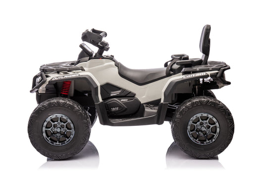 24V 800W -2 Seater  Licensed Can-Am Outlander Monster 4×4 ATV Quad Bike 2024– Grey