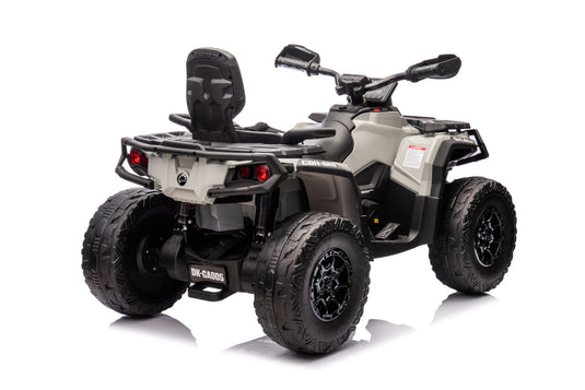 24V 800W -2 Seater  Licensed Can-Am Outlander Monster 4×4 ATV Quad Bike 2024– Grey