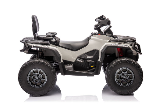 24V 800W -2 Seater  Licensed Can-Am Outlander Monster 4×4 ATV Quad Bike 2024– Grey