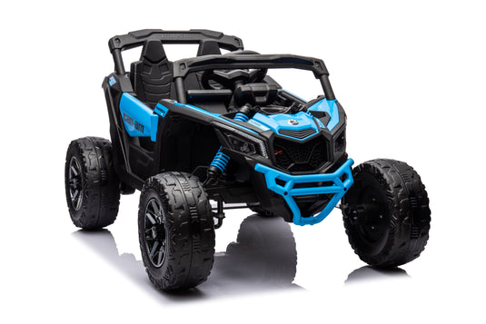 24v Licensed 4x4 Can-Am-800w Maverick Kids Ride on Car, UTV  – Blue