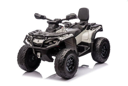 24V 800W -2 Seater  Licensed Can-Am Outlander Monster 4×4 ATV Quad Bike 2024– Grey