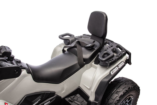 24V 800W -2 Seater  Licensed Can-Am Outlander Monster 4×4 ATV Quad Bike 2024– Grey