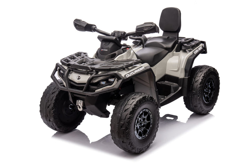 Load image into Gallery viewer, 24V 800W -2 Seater  Licensed Can-Am Outlander Monster 4×4 ATV Quad Bike 2024– Grey
