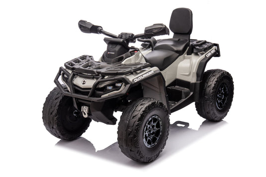 24V 800W -2 Seater  Licensed Can-Am Outlander Monster 4×4 ATV Quad Bike 2024– Grey