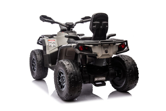 24V 800W -2 Seater  Licensed Can-Am Outlander Monster 4×4 ATV Quad Bike 2024– Grey