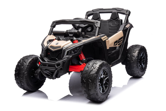 24v Licensed 4x4 Can-Am-800w Maverick Kids Ride on Car, UTV  – RS Version Black