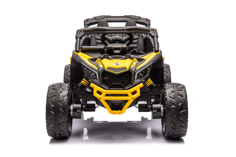 Load image into Gallery viewer, 24v Licensed 4x4 Can-Am-800w Maverick Kids Ride on Car, UTV  – Yellow
