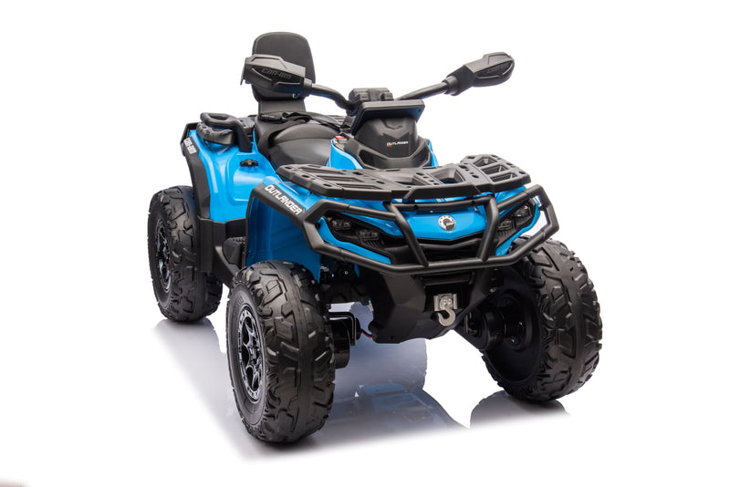 Load image into Gallery viewer, 24V 800W -2 Seater  Licensed Can-Am Outlander Monster 4×4 ATV Quad Bike 2024– Blue
