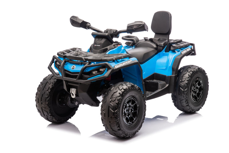 Load image into Gallery viewer, 24V 800W -2 Seater  Licensed Can-Am Outlander Monster 4×4 ATV Quad Bike 2024– Blue
