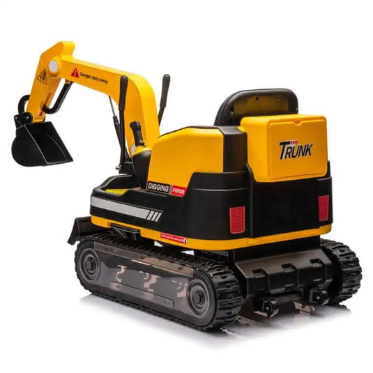 24v Kids Ride On Excavator and Digger - Blue