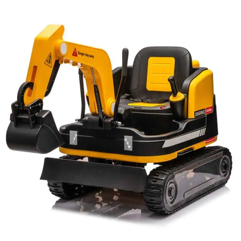 Load image into Gallery viewer, 24v Kids Ride On Excavator and Digger - Yellow
