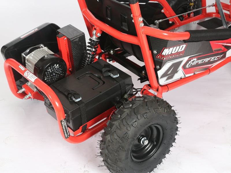 Load image into Gallery viewer, 1000w Brushless motor 48v 20AH Lead Battery Electric Go Kart Mud Monster Renegade (GK008E) Red - - Pre-Order ETA 25th  September 2024
