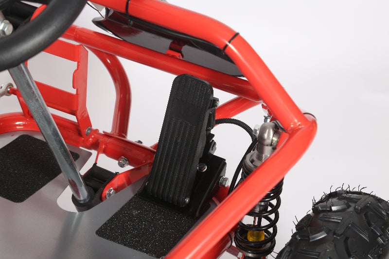 Load image into Gallery viewer, 1000w Brushless motor 48v 20AH Lead Battery Electric Go Kart Mud Monster Renegade (GK008E) Red - - Pre-Order ETA 25th  September 2024
