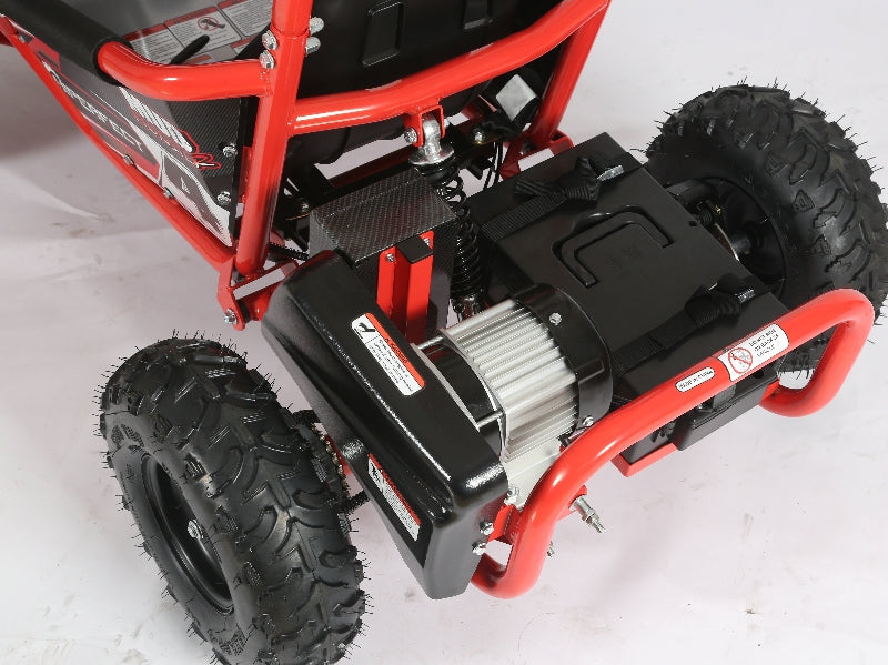 Load image into Gallery viewer, 1000w Brushless motor 48v 20AH Lead Battery Electric Go Kart Mud Monster Renegade (GK008E) Red - - Pre-Order ETA 25th  September 2024
