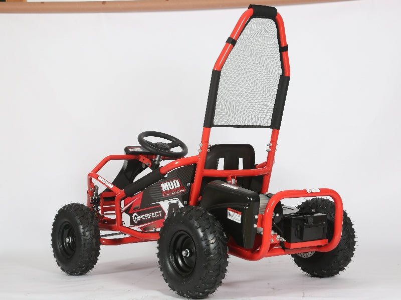 Load image into Gallery viewer, 1000w Brushless motor 48v 20AH Lead Battery Electric Go Kart Mud Monster Renegade (GK008E) Red - - Pre-Order ETA 25th  September 2024
