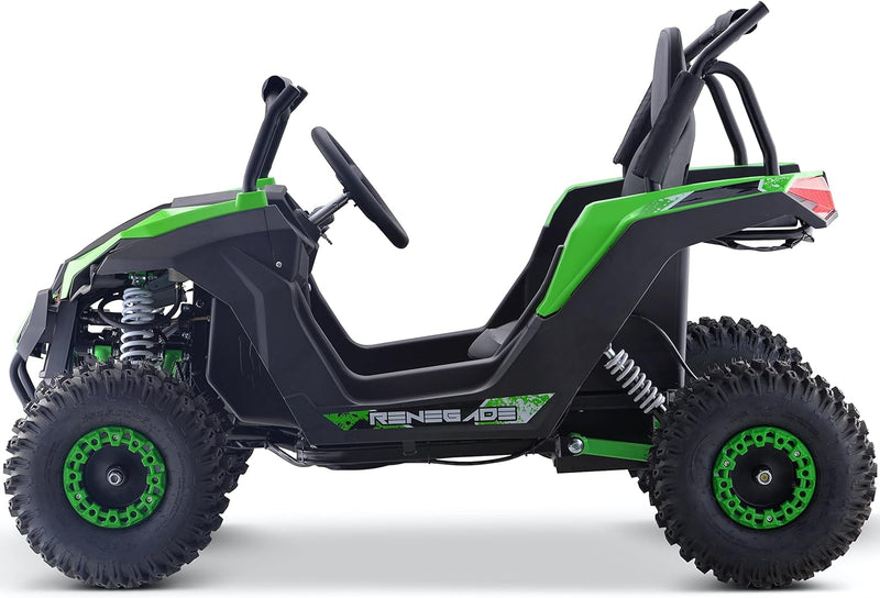 Load image into Gallery viewer, 48v 1200w Renegade (GK010-E) Giant XL Go Kart Utv Buggy Brushless Shaft Drive- Green - - Pre-Order ETA 25 September 2024
