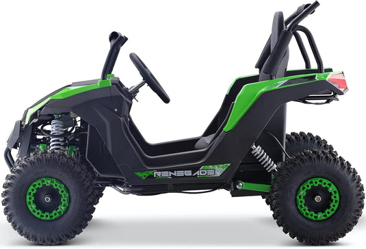 48v 1200w Renegade (GK010-E) Giant XL Go Kart Utv Buggy Brushless Shaft Drive- Green - - Pre-Order ETA 25 September 2024