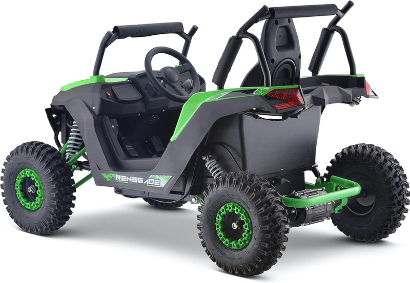 Load image into Gallery viewer, 48v 1200w Renegade (GK010-E) Giant XL Go Kart Utv Buggy Brushless Shaft Drive- Green - - Pre-Order ETA 25 September 2024
