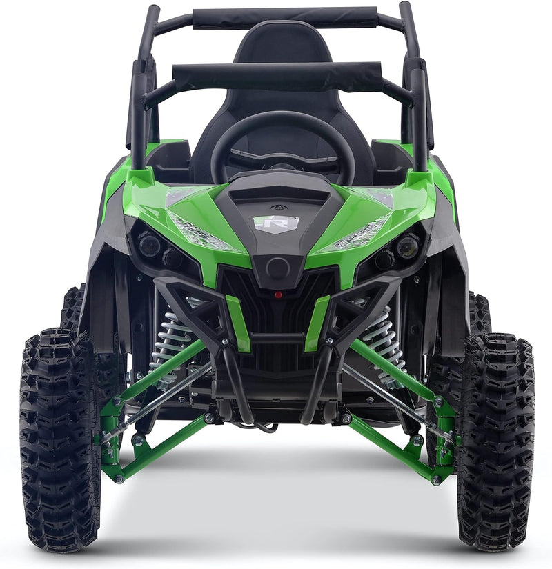 Load image into Gallery viewer, 48v 1200w Renegade (GK010-E) Giant XL Go Kart Utv Buggy Brushless Shaft Drive- Green - - Pre-Order ETA 25 September 2024
