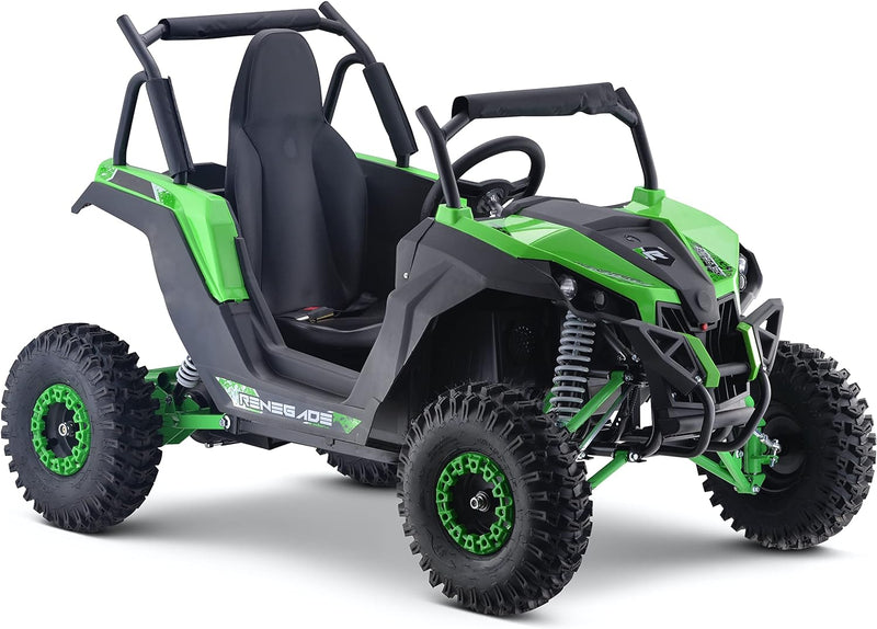 Load image into Gallery viewer, 48v 1200w Renegade (GK010-E) Giant XL Go Kart Utv Buggy Brushless Shaft Drive- Green - - Pre-Order ETA 25 September 2024
