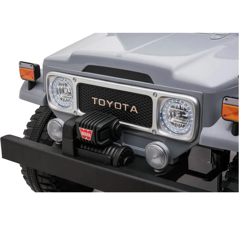 Load image into Gallery viewer, 24v licenced Toyota Land Cruiser Jeep 4x4 Ride on Car – Grey
